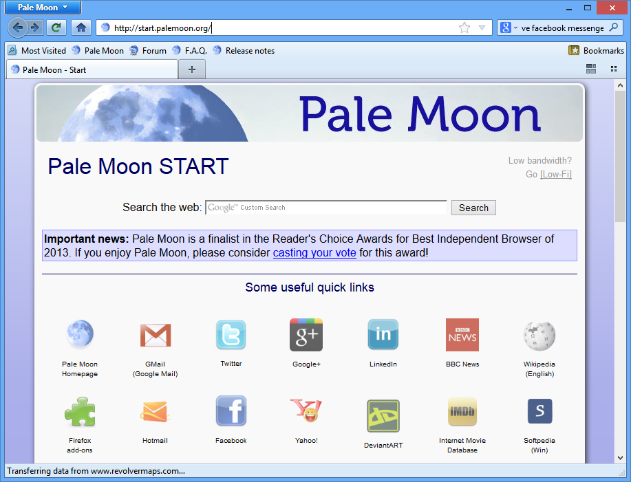 Pale moon browser 64 bit